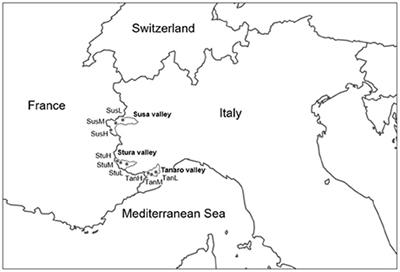 Latitude and Altitude Influence Secondary Metabolite Production in Peripheral Alpine Populations of the Mediterranean Species Lavandula angustifolia Mill.